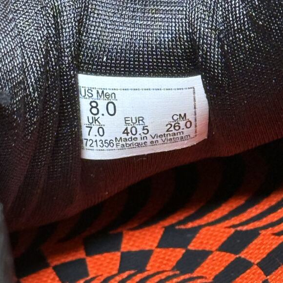 Vans Spitfire Wheels x Rowan 2 'Black Flame' Size US M8 NWOB 721356 - Picture 10 of 10